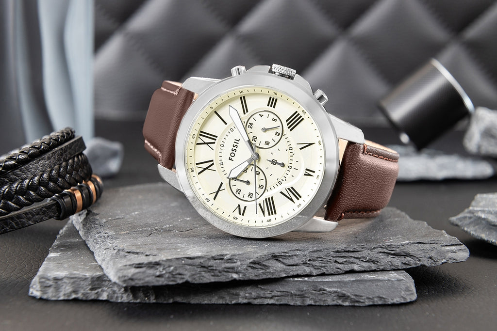 Zegarek Męski FOSSIL Grant Leather FS4735