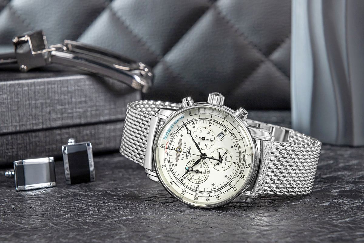Zegarek Męski ZEPPELIN 100 Jahre Chronograph 8680M-3