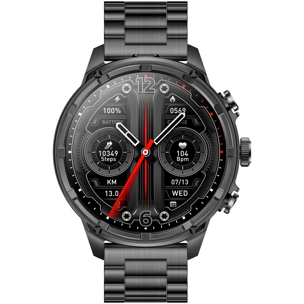 Smartwatch Gravity Czarny Pasek + Bransoleta GT41-1