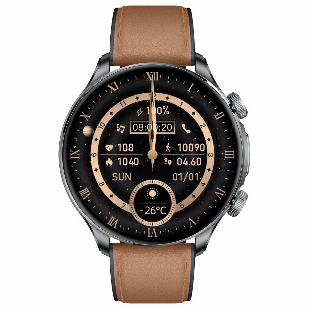 Smartwatch Gravity Czarny 2 Paski GT35-1