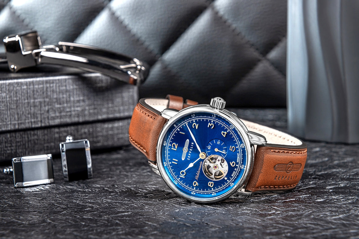 Zegarek Męski ZEPPELIN Méditerranée Open Heart Automatic 9666-3