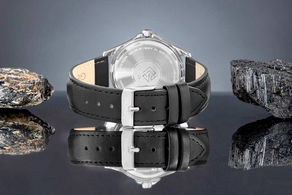 Zegarek Męski Giewont Elegance Sapphire Czarny GW5160-A2