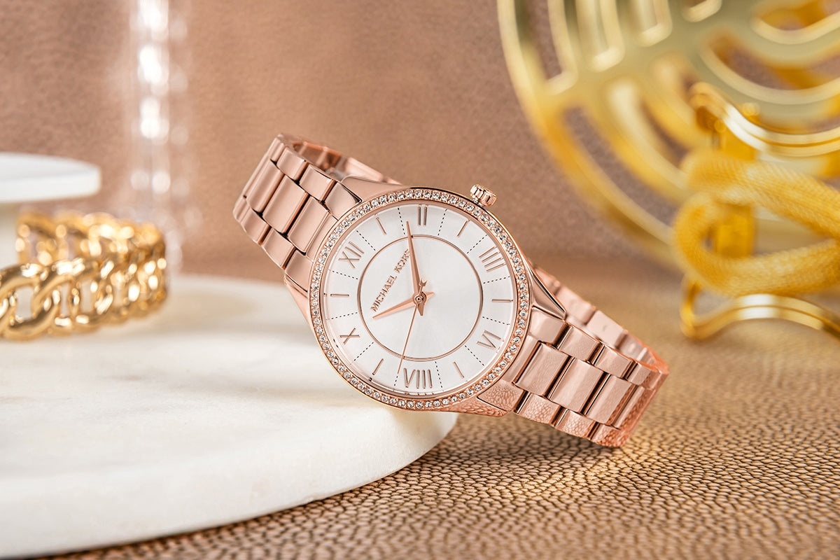 Zegarek Damski Michael Kors Lauryn + biżuteria MK4850SET