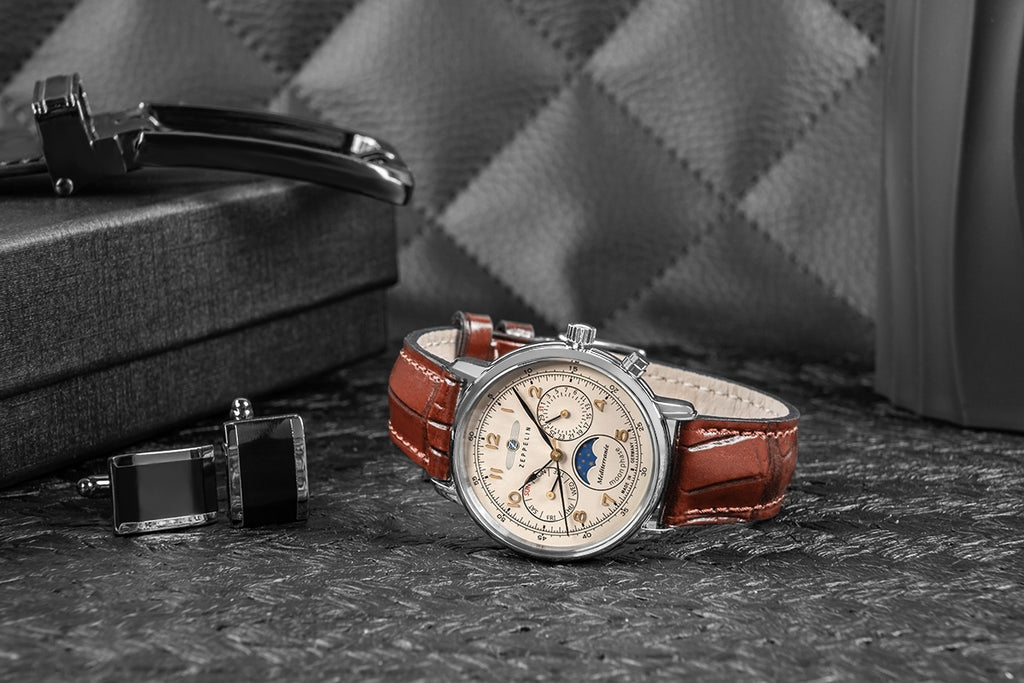 Zegarek Damski ZEPPELIN LZ121 Mediterranee Moonphase 9637-5