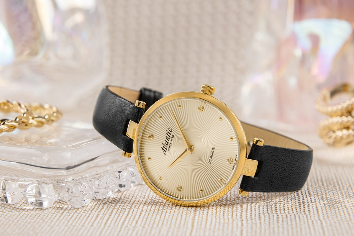 Zegarek Damski Atlantic Royal Diamonds 29044.45.37