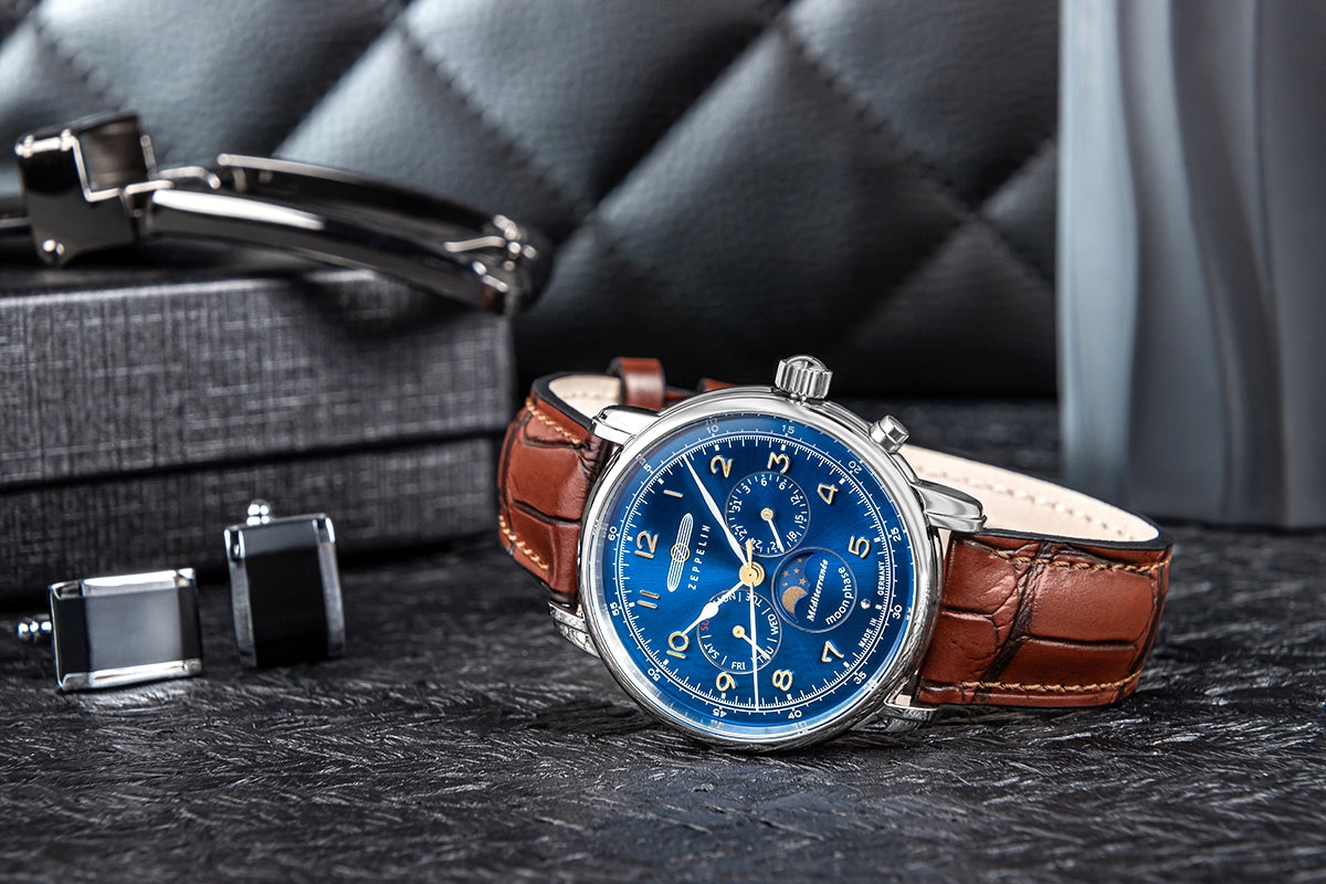 Zegarek Męski ZEPPELIN Mediterranee Moonphase 9636-3