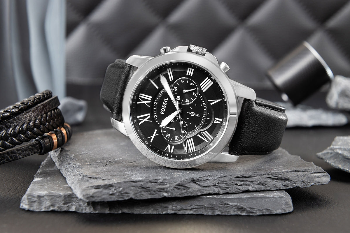 Zegarek Męski FOSSIL Grant Leather FS4812