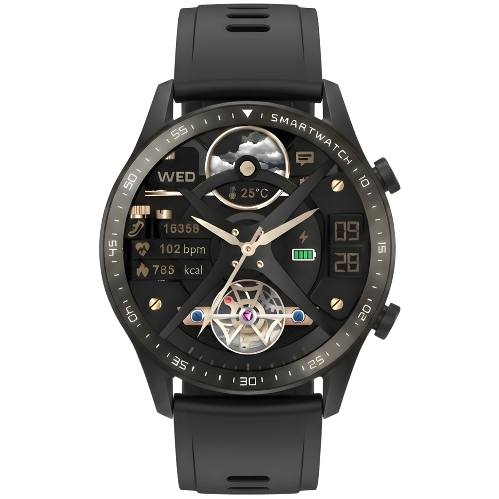 Smartwatch Gravity Czarny 2 Paski GT10-3