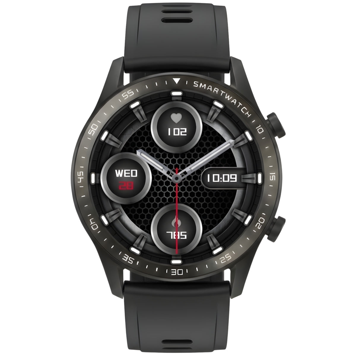 Smartwatch Gravity Czarny 2 Paski GT10-3