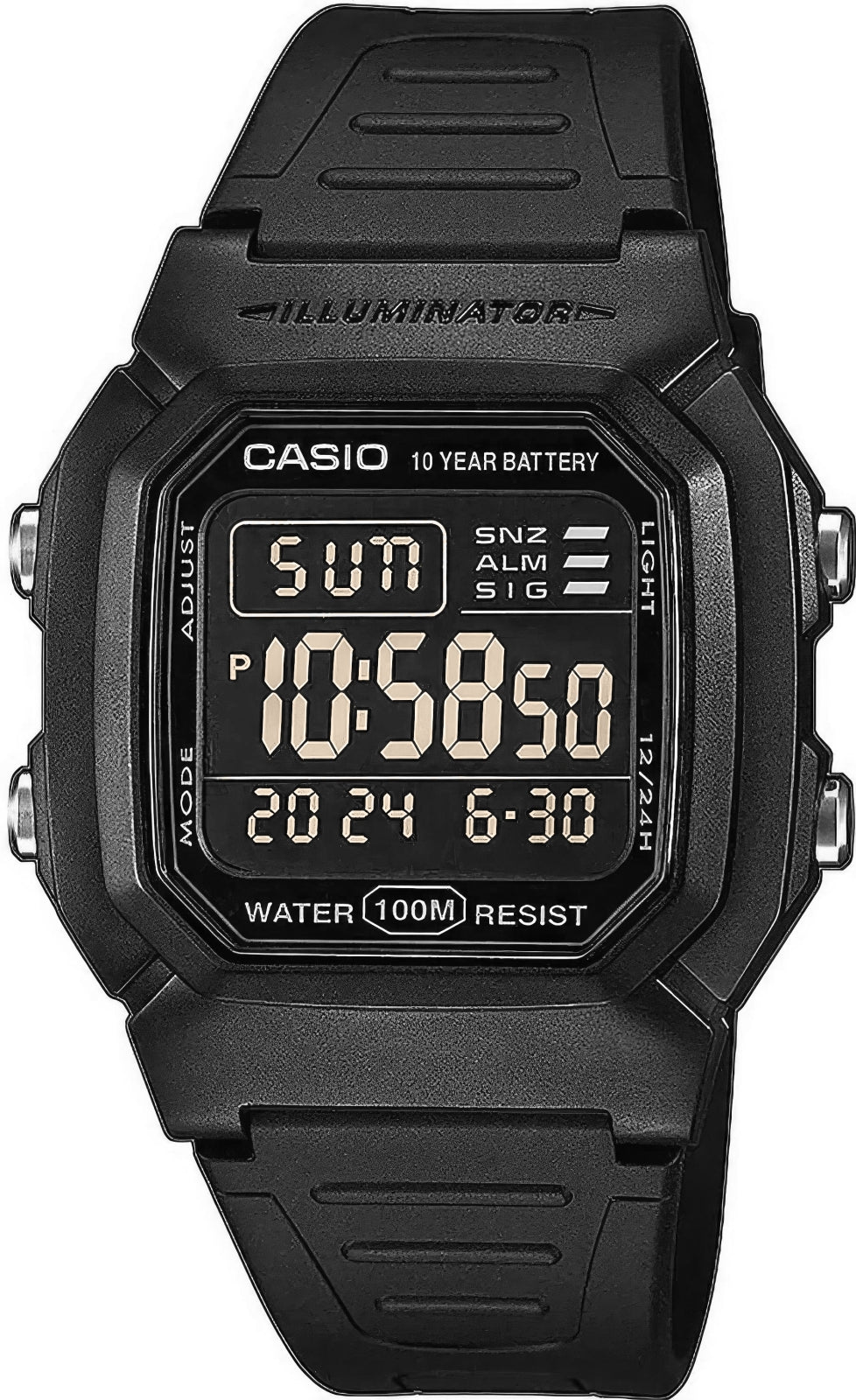 Zegarek Męski CASIO W-800H-1BVDF