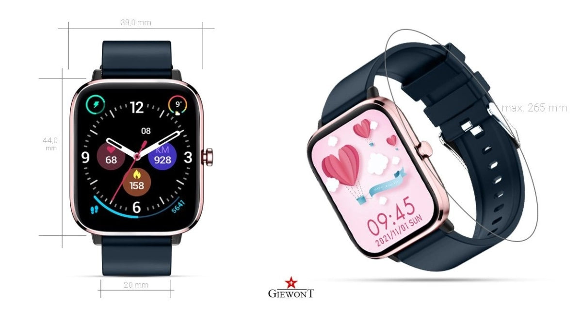 Smartwatch Giewont Różowo-Granatowy GW230-5