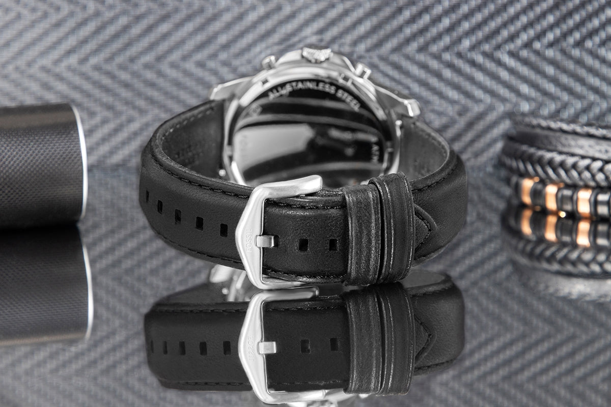 Zegarek Męski FOSSIL Grant Leather FS4812
