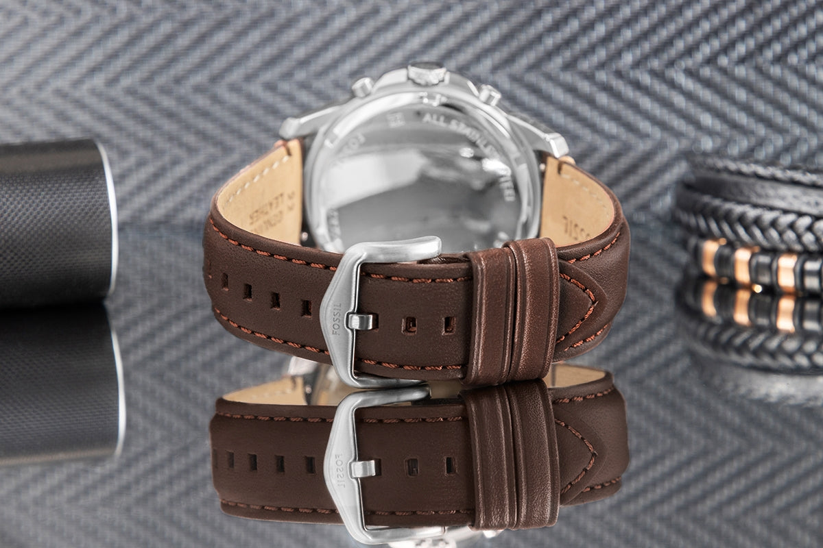 Zegarek Męski FOSSIL Grant Leather FS4735