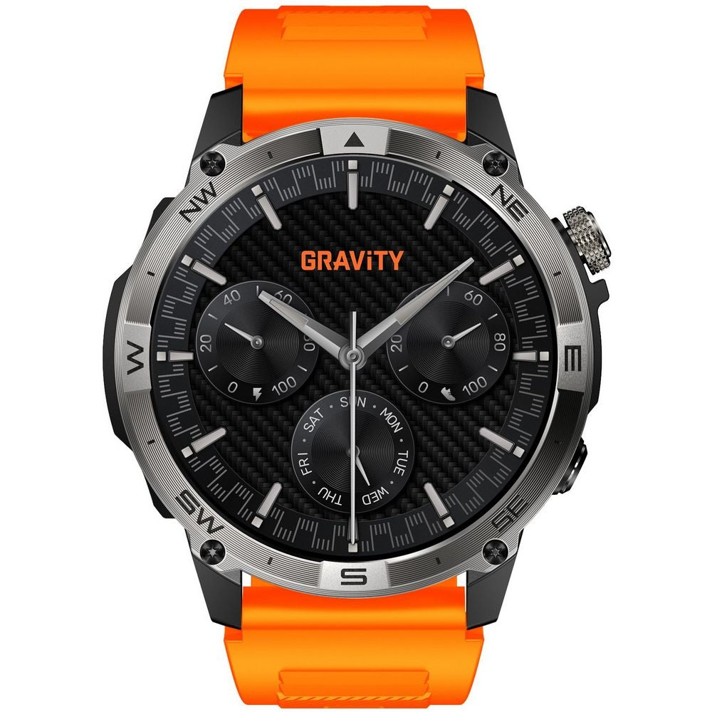 Smartwatch Gravity Czarny Pasek + Bransoleta GT46-4