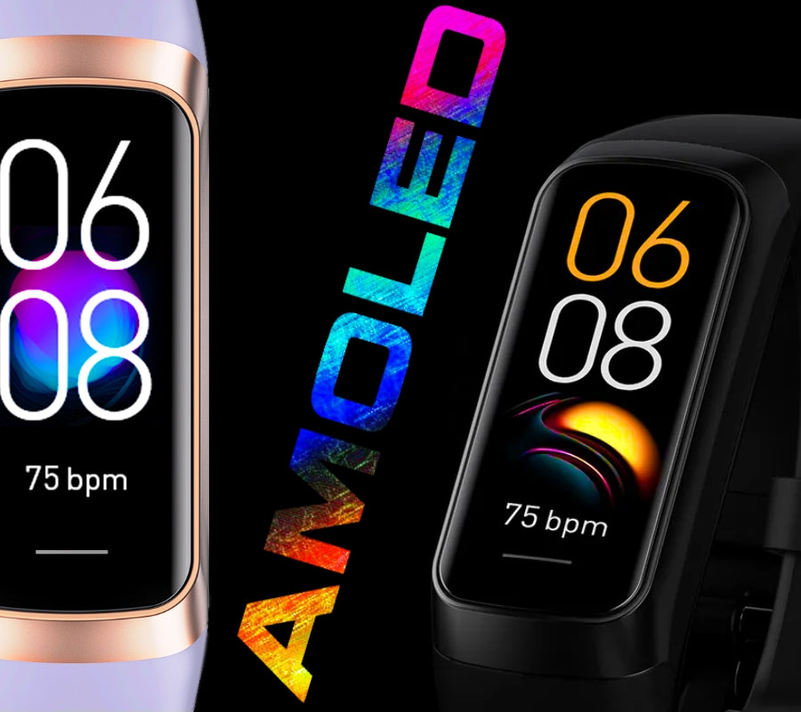 Smartband Damski RUBICON RNCF05 Rose Gold/Berry SMARUB214