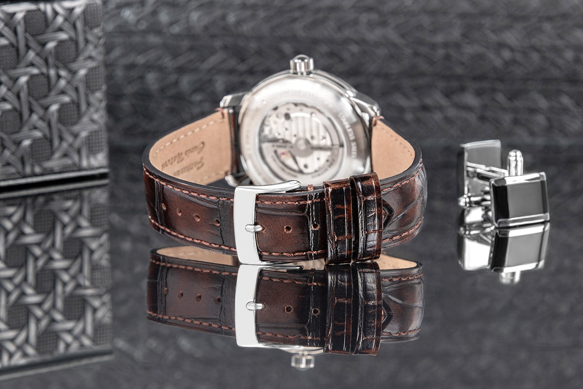 Zegarek Męski ZEPPELIN LZ120 Open Heart Automatic 8166-4