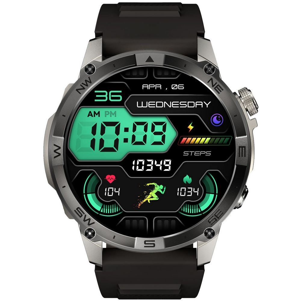 Smartwatch Gravity Grafitowy Pasek + Bransoleta GT46-3