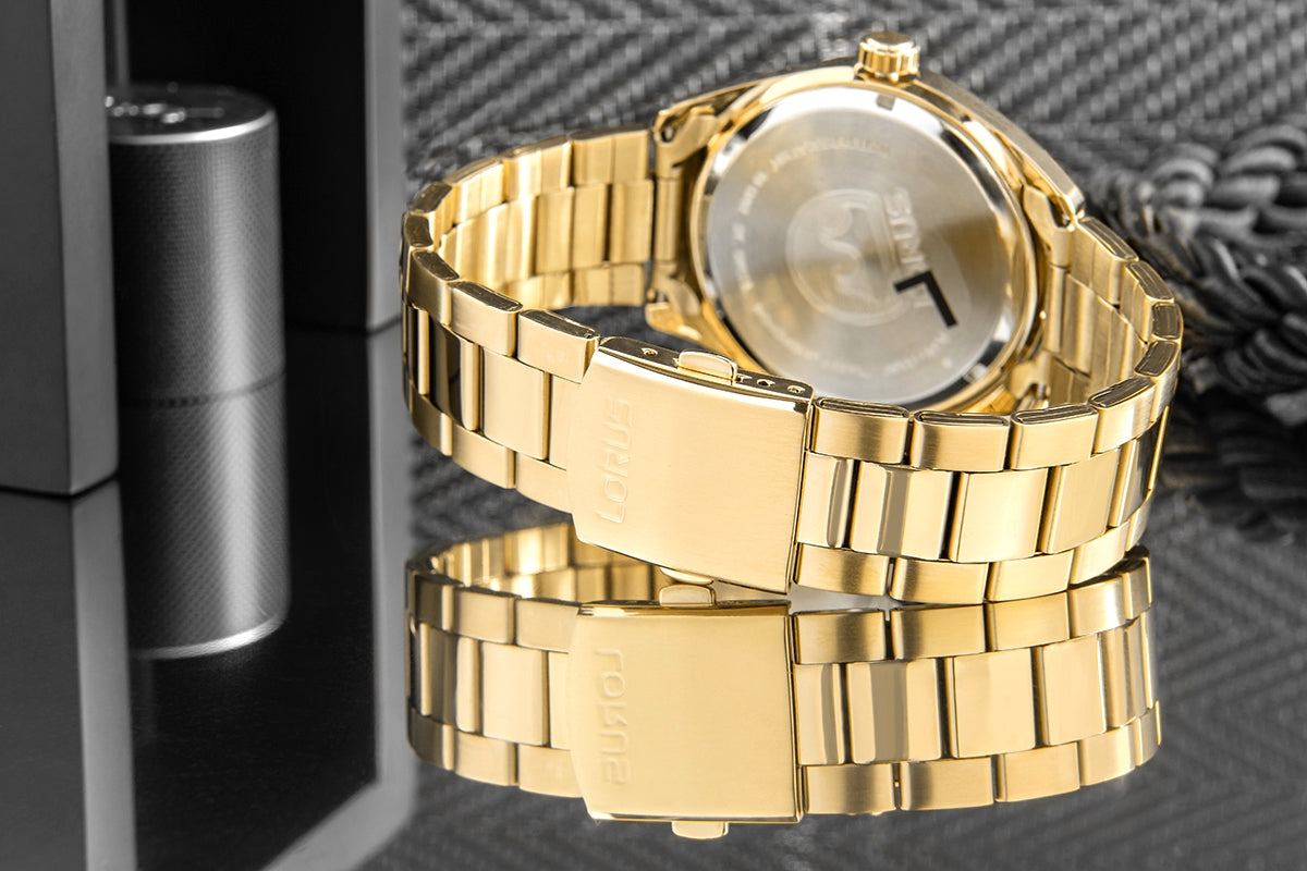 Zegarek Męski LORUS Solar Gold RX338AX9