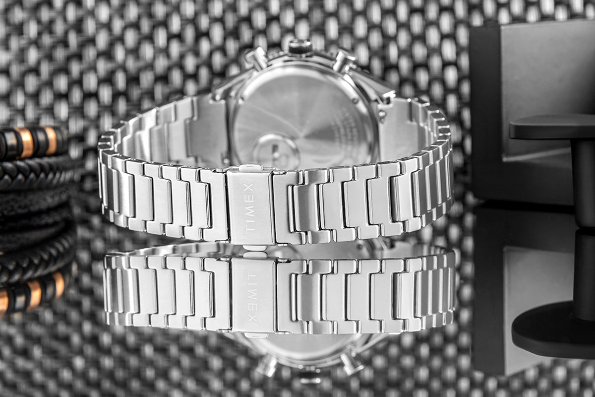 Zegarek Męski TIMEX Q Timex 3-Time Zone Chronograph TW2V69800