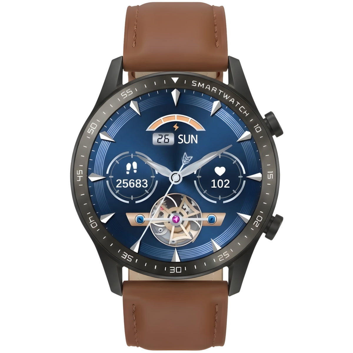 Smartwatch Gravity Srebrny 2 Paski GT10-8