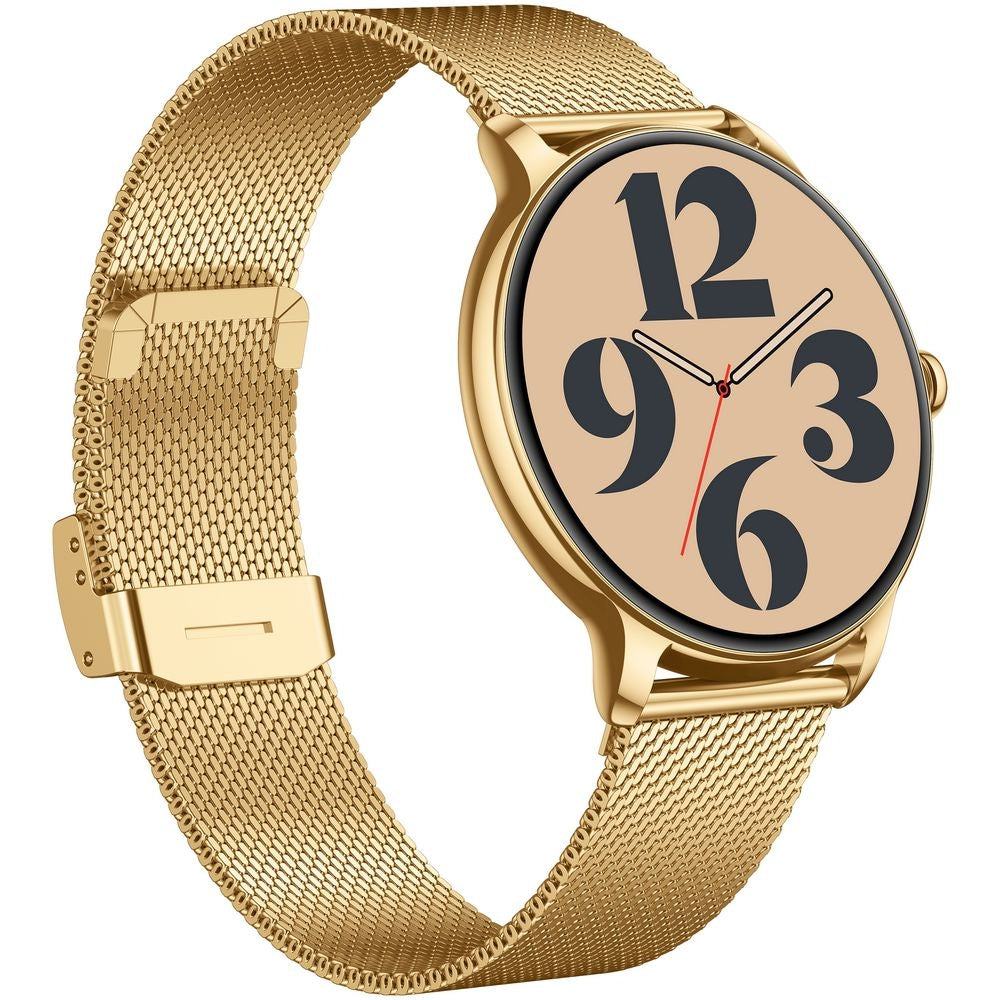 Smartwatch Gravity Złoty Pasek + Bransoleta GT31-1