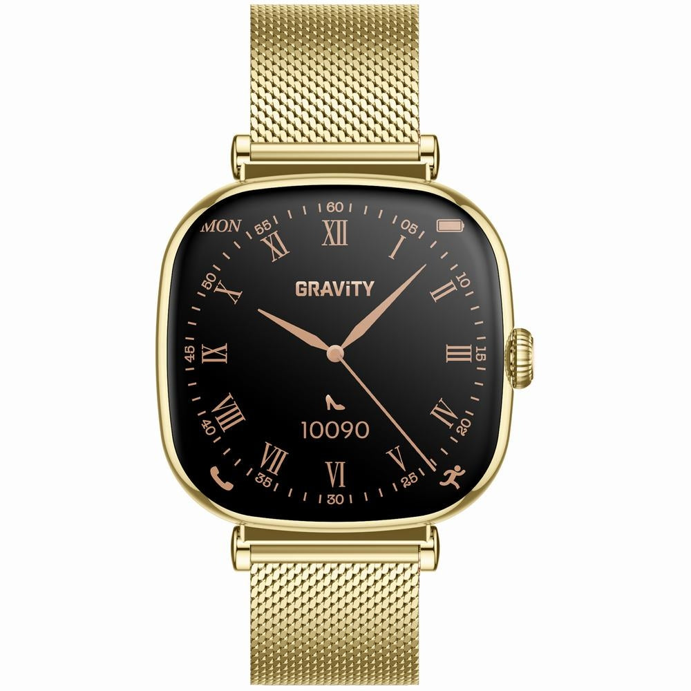 Smartwatch Gravity Złoty Bransoleta + Pasek GT32-2