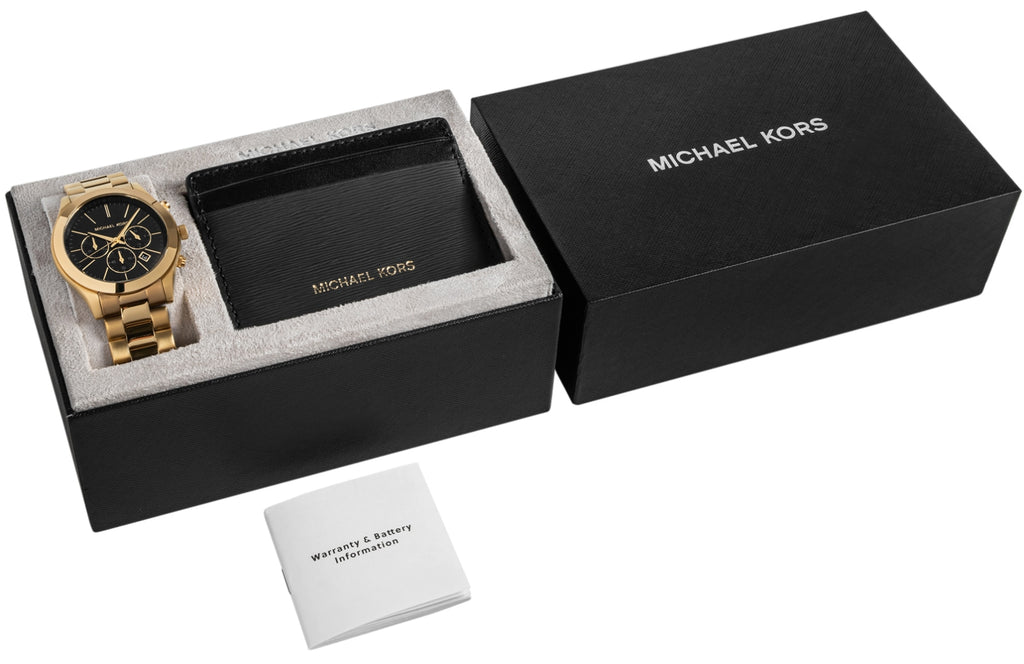Zegarek Męski + Etui na karty MICHAEL KORS MK1076SET
