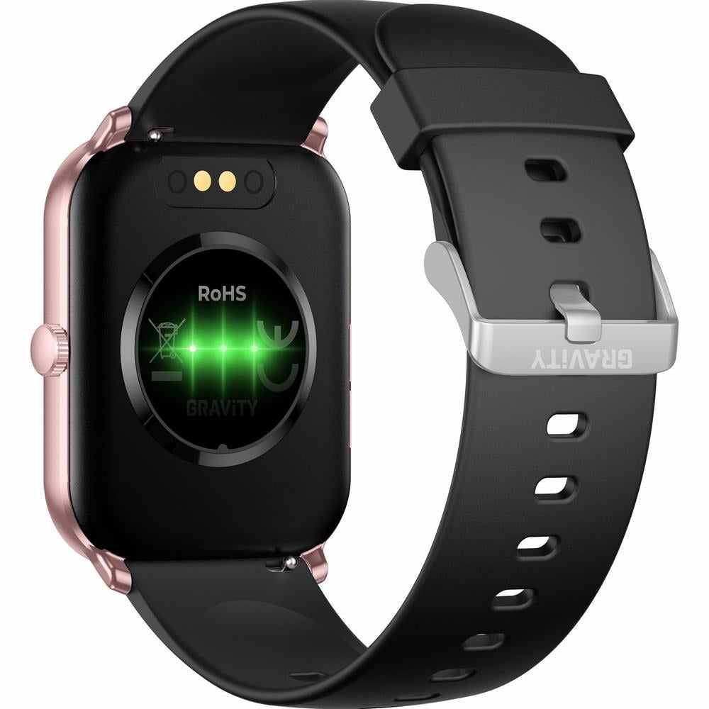 Smartwatch Gravity Różowe Złoto Czarny GT36-3
