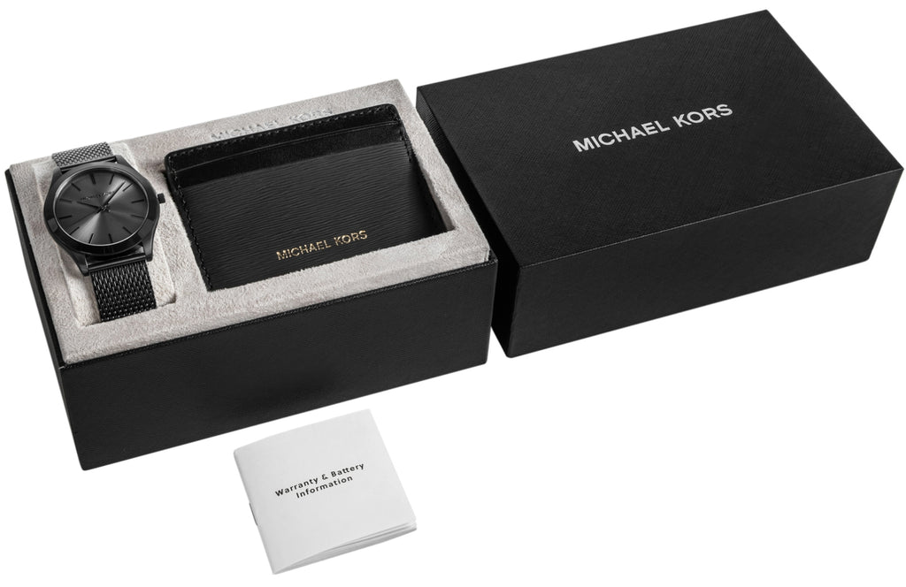 Zegarek Męski + Etui na karty MICHAEL KORS MK1085SET