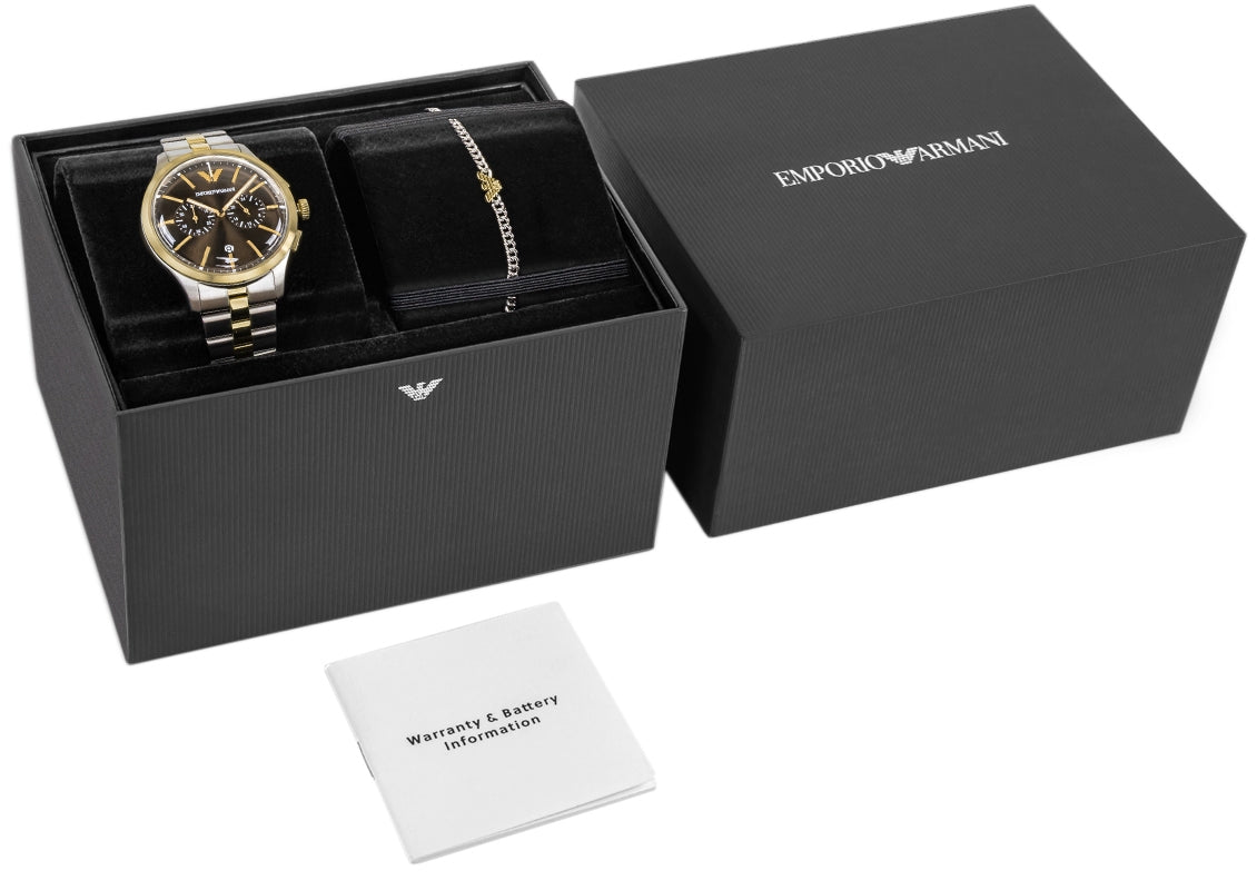 Zegarek Męski Emporio Armani Dario Chronograph AR80084SET