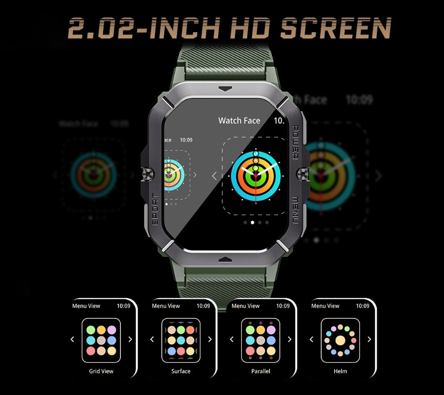 Smartwatch Męski Rubicon RNCF23-1 BLACK