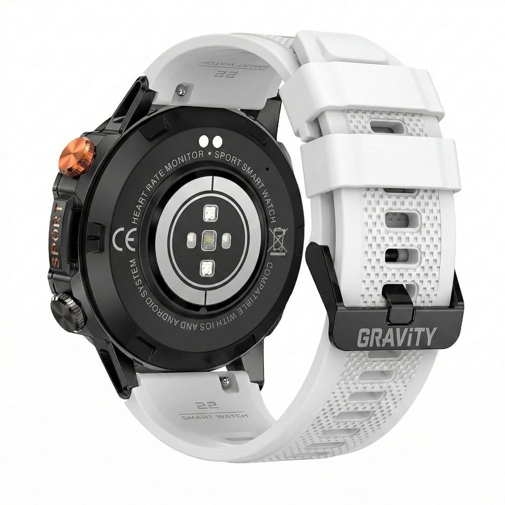 Smartwatch Gravity Czarny 2 Paski GT20-8