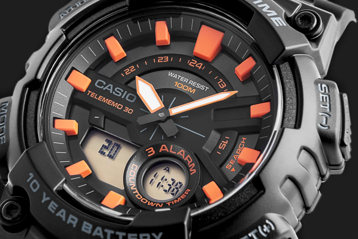 Zegarek Męski CASIO Gerton AEQ-110W-1A2VDF