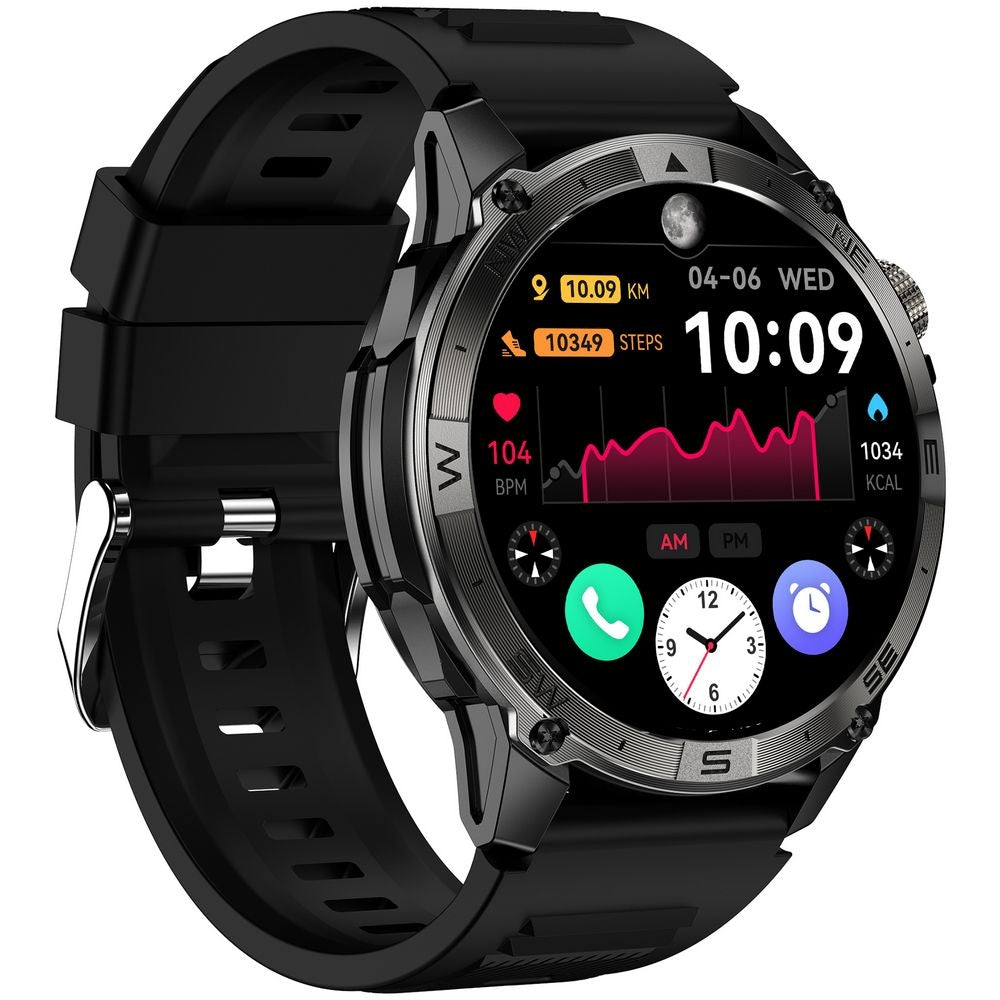 Smartwatch Gravity Czarny Pasek + Bransoleta GT46-1