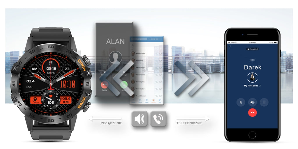 Smartwatch Gravity GT9-1