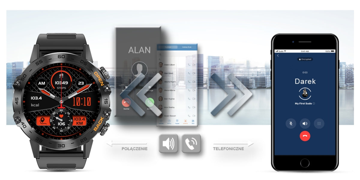 Smartwatch Gravity GT9-1