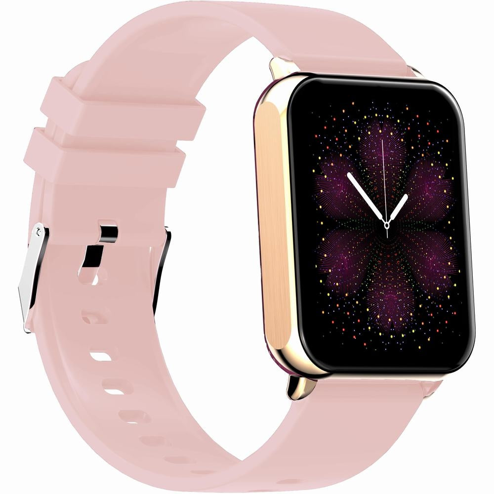 Smartwatch Gravity Różowe Złoto Różowy 2 Paski GT17-1