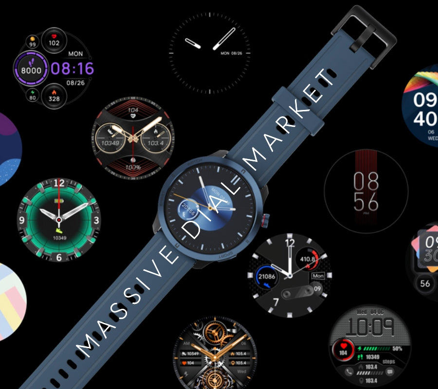 Smartwatch Męski RUBICON RNCF14 Black SMARUB250